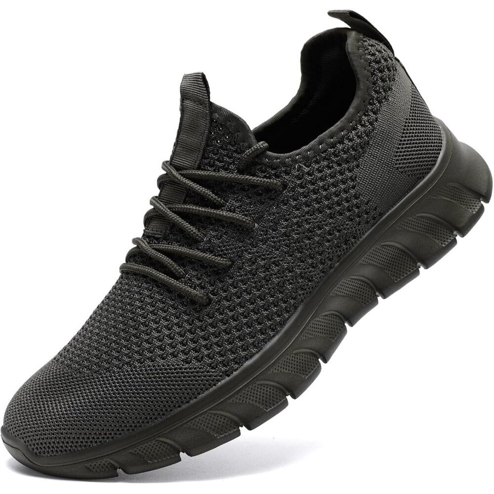 〽️Men's Running Sneakers Gray Walking Athletic Lightweight Casual Sport Shoes